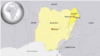 map of Bama, Nigeria