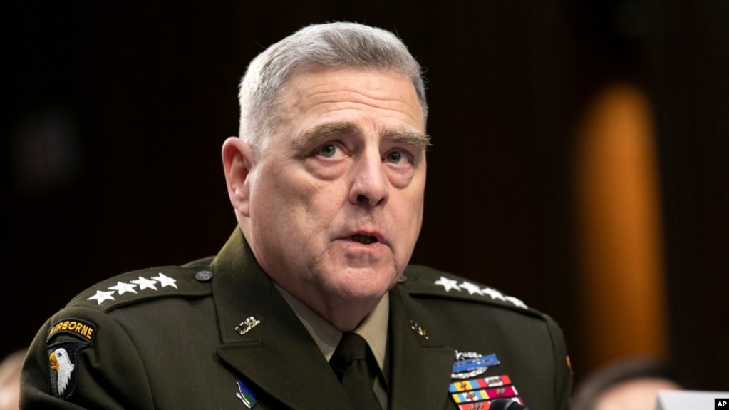 Đại tướng Mark Milley, Chủ tịch Hội đồng Tham mưu trưởng Liên quân Mỹ.