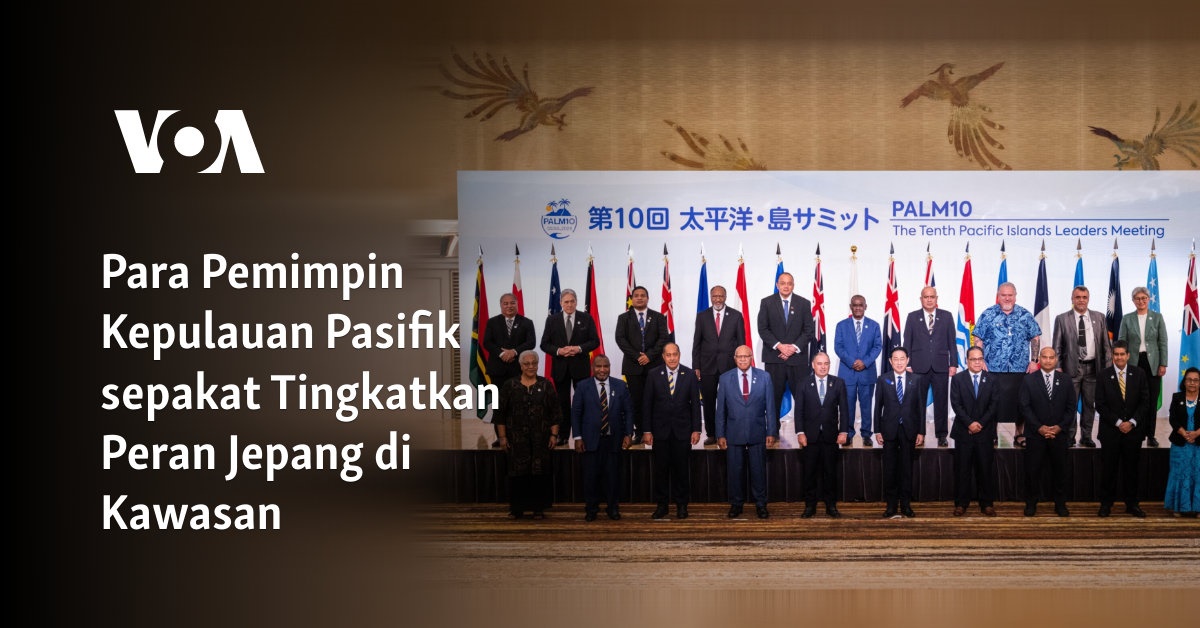 Para Pemimpin Kepulauan Pasifik sepakat Tingkatkan Peran Jepang di Kawasan