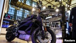Una motocicleta eléctrica LiveWire de Harley-Davidson en Nueva York, el 27 de septiembre de 2022.