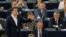 Gretsiya Bosh vaziri Aleksis Tsipras Yevropa Parlamentida nutq so'zlamoqda, Strasburg, Fransiya, 8-iyul, 2015-yil