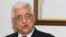Palestinian President Mahmoud Abbas speaks during a flag-raising ceremony to inaugurate the new Palestinian embassy in Bayan, Kuwait, April 15, 2013. 