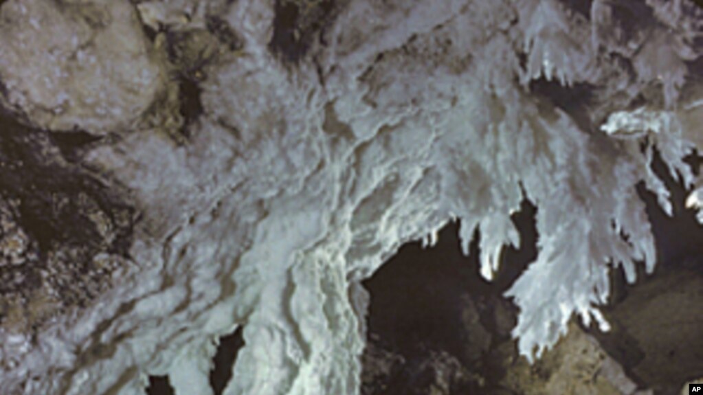 Naturally Resistant Cave Bacteria Possible Key To New Antibiotics This Photo By Dave Bunnell Of The Chandelier Ballroom In Lechuguilla Cave Shows Him Standing