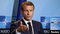 Tổng thống Pháp Emmanuel Macron.