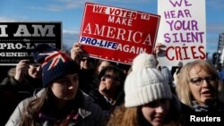 2017年1月27日的維護生命權利大遊行 (資料圖片)