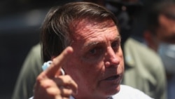 BRAZIL – Jair Bolsonaro speaks with the media after voting in Rio de Janeiro, Brazil, November 29, 2020.