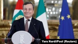 Perdana Menteri Italia Mario Draghi 