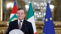 ITALY-POLITICS/ Italian Prime Minister Mario Draghi