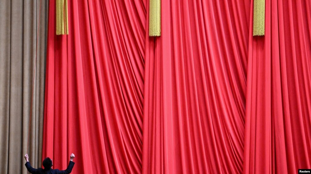 中国十四届全国人大一次会议3月13日于北京人民大会堂闭幕。（路透社）(photo:VOA)