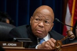 House Oversight and Reform Committee Chairman Elijah Cummings, D-Md., leads the vote to subpoena presidential counselor Kellyanne Conway for not appearing before the panel after allegations that she repeatedly violated the Hatch Act.