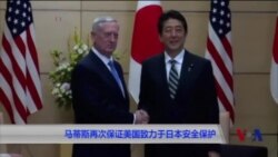马蒂斯再次保证美国致力于日本安全保护
