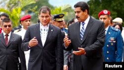 Los presidentes de Ecuador y Venezuela se juntan para el ALBA.