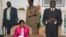 UN High Commissioner for Human Rights Navi Pillay with President Robert Mugabe. (File Photo/AP/Tsvangirayi Mukwazhi)