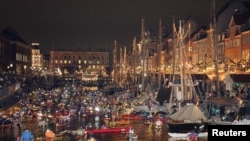 ILUSTRASI - Suasana di Pelabuhan Kopenhagen, Swedia, 13 Desember 2024. (Ritzau Scanpix/Thomas Traasdahl/via REUTERS)