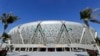 ARCHIVO - Una vista general del estadio deportivo de la ciudad Rey Abdullah, en Yida, Arabia Saudita, el sábado 11 de enero de 2020, en vísperas del partido de fútbol de la final de la Supercopa de España entre el Real Madrid y el Atlético de Madrid.