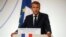 French President Emmanuel Macron delivers a speech during the annual French ambassadors' conference at the Elysee Palace in Paris, France, Aug. 27, 2018.