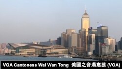 香港岛景色 （美国之音汤惠芸拍摄）