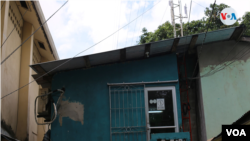 La fachada de La Costeñísima parece de una pequeña vivienda en Bluefields, Nicaragua. Foto de Houston Castillo, VOA.