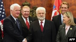 Premijer Srbije Mirko Cvetković sa delegacijom Donjeg doma američkog Kongresa