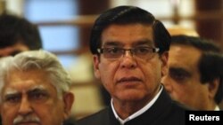 Pakistan's Prime Minister Raja Pervez Ashraf, October 12, 2012.