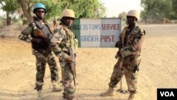 Des soldats nigeriens à Diffa