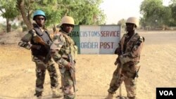 Des soldats nigeriens à Diffa