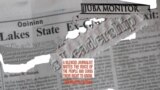 A montage of the Juba Monitor newspaper and an excerpt from the UN Plan for the Safety of Journalists. Rights groups say orders to newspapers to stop publishing are against the constitution of South Sudan. 