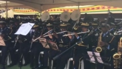 Zimbabwe National Police Band Performs At 37th Independence Celebrations