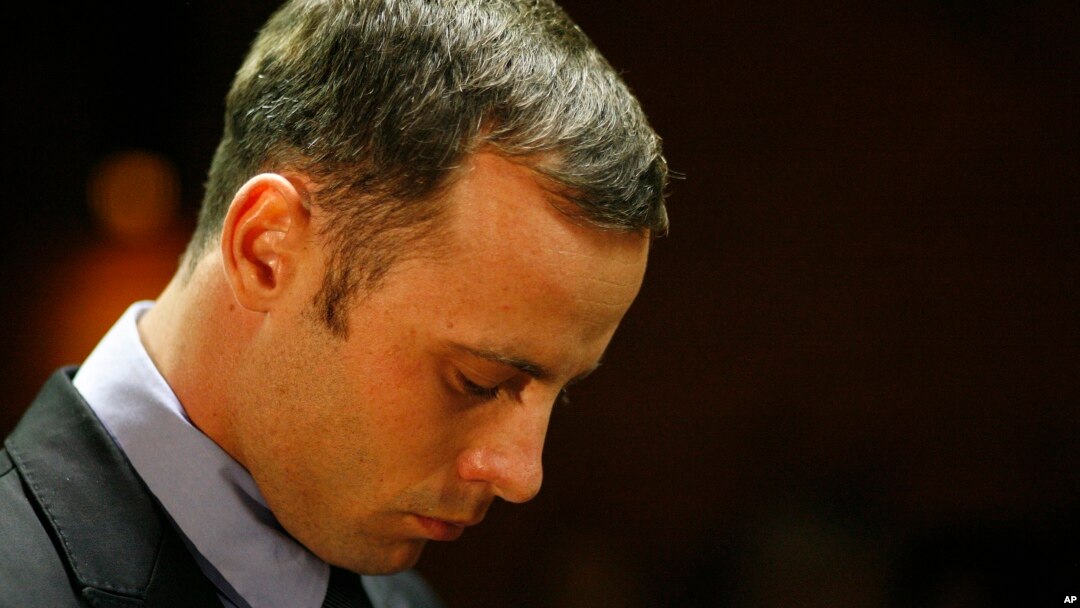 Oscar Pistorius tại phiên tòa ở Pretoria, Nam Phi, ngày 21/2/2013.