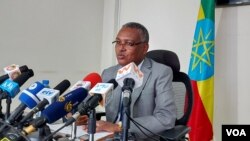 ፎቶ ፋይል፦ የመንግሥት ኮሙኒኬሽን አገልግሎት ሚኒስትር ለገሰ ቱሉ