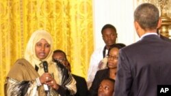 Obama oo La Kulmay Dhalinyaro Afrikaan ah