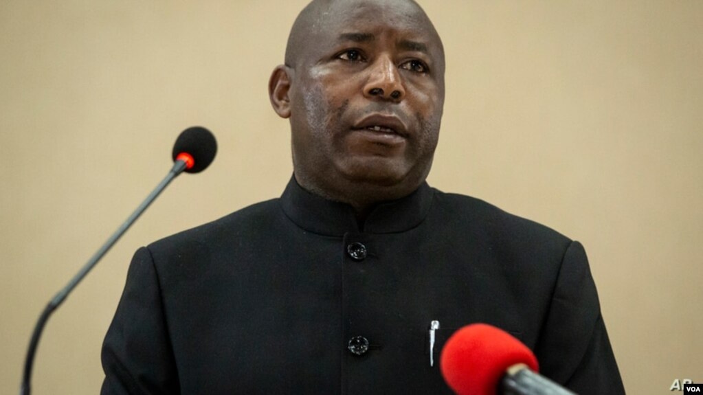 Prezida w'Uburundi Evariste Ndayishimiye