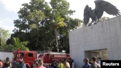 El incendio se inició a primeras horas de la mañana del viernes en Ninho do Urubu, un centro de formación de futbolistas que fue ampliado y que se inauguró hace solo dos meses.