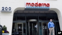Trụ sở công ty Moderna ở Cambridge, Massachusettes.