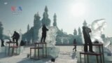 Artisans Create Fantastic Ice Sculptures in China