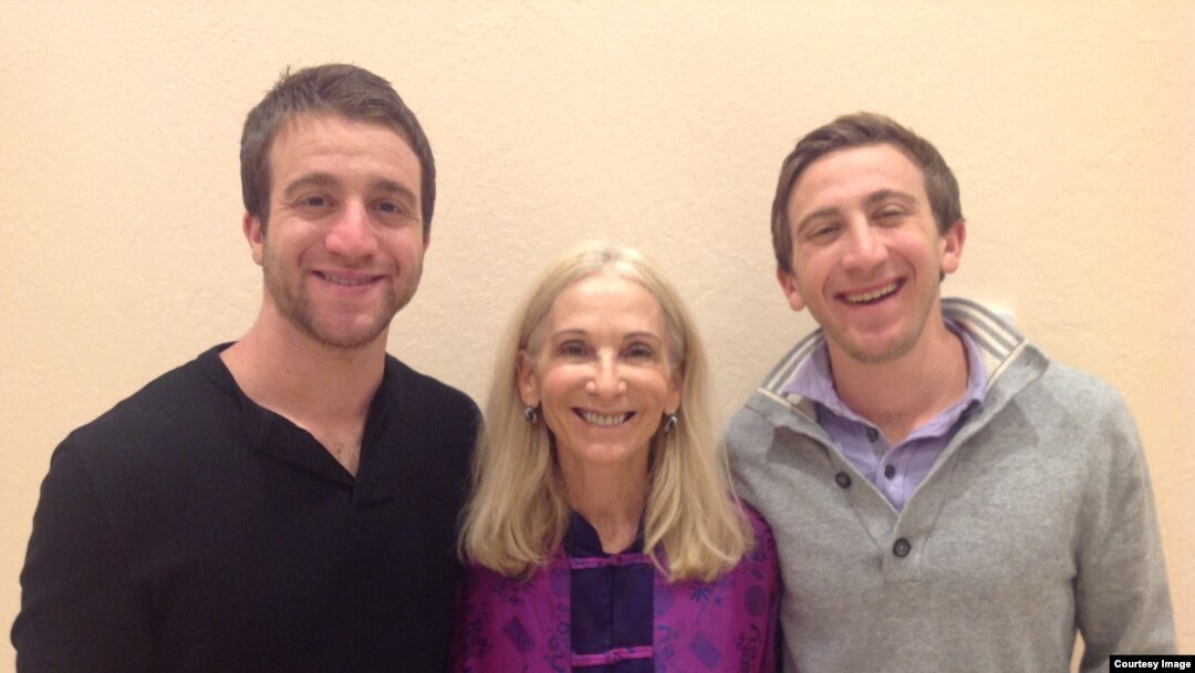 Psychotherapist and auther Joan Friedman with her twin sons, Jonny and David. (Courtesy Joan Friedman)
