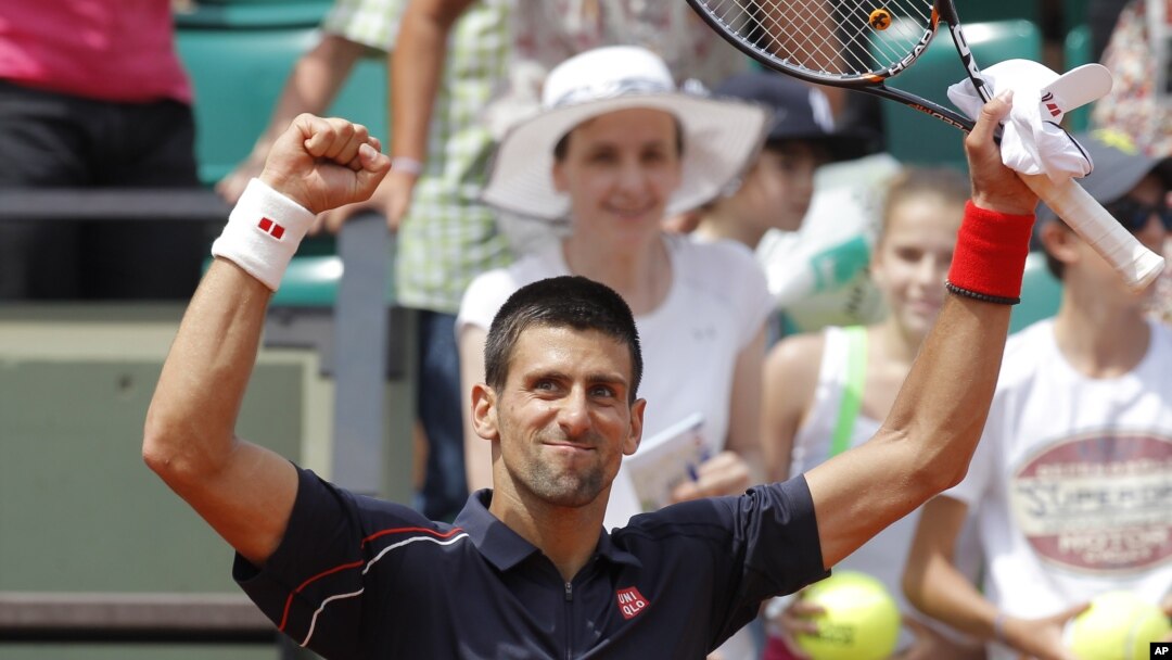 Novak Đoković posle pobede nad Blažom Kavčičem 