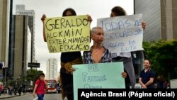 Foto de Arquivo: Protesto de estudantes contra reorganização escolar
