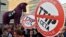 Thousands of people demonstrate against the Transatlantic Trade and Investment Partnership (TTIP) and the EU-Canada Comprehensive Economic and Trade Agreement (CETA) in the center of Brussels, Belgium, Sept. 20, 2016.