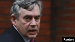 Tsohon firayim ministan Biritaniya Gordon Brown.