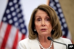 La representante demócrata por California Nancy Pelosi, líder de la minoría en la Cámara de Representantes de EE.UU. se opone a propuesta del presidente Donald Turmp sobre la 14ta Enmienda de la Constitución de EE.UU.