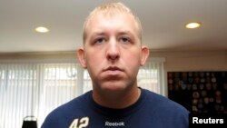 Darren Wilson, polisi kulit putih yang menembak mati remaja kulit hitam tidak bersenjata di negara bagian Missouri, Amerika Serikat.