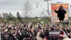 مراسم چهلم آرنیکا دباغ، قهرمان شنای ۱۵ ساله در گرگان، با پخش موسیقی مورد علاقه او