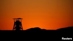 FILE - A pit head is seen at the Tumela platinum mine, an Anglo-American open pit mine located in Thabazimbi, Limpopo Province, South Africa June 9, 2016.