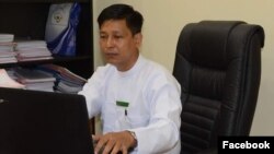 Zaw Htay, juru bicara pemimpin de fakto Myanmar Aung San Suu Kyi (foto: dok). 