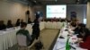 Učesnici konferencije "Hrvatsko predsedavanje EU i značak za Zapadni Balkan", u organizaciji Centra za spoljnu politiku i Fondacije Hans Zajdel, u beogradskom hotelu Zira, 6. februara 2020. (Foto: Veljko Popović, VoA)