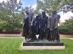The Burghers of Calais by 19 century Frensh artist Auguste Rodin sits in the Hirshhorn Museum and Sculpture Garden in Washington, DC. (Photo: Diaa Bekheet)