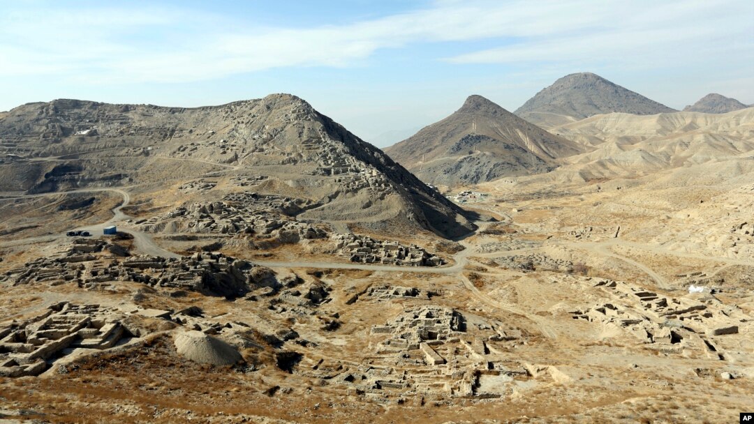 Lembah Mes Aynak, 40 kilometer barat daya Kabul, Afghanistan kaya akan bahan-bahan mineral (foto: dok). 