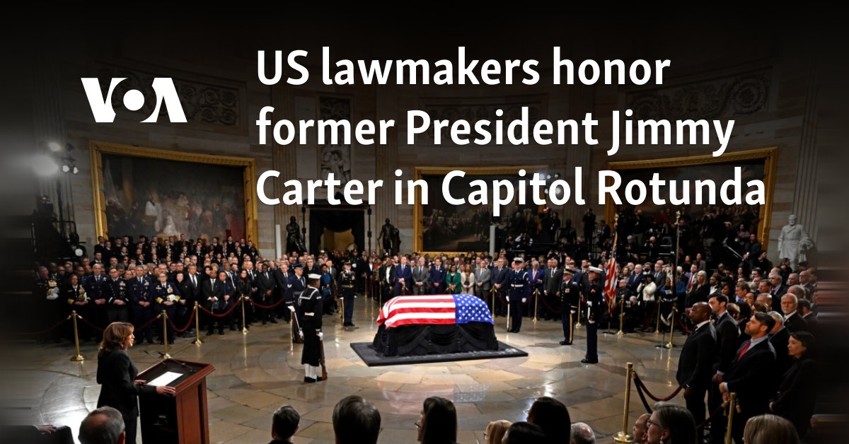 Jimmy Carter Lies in State at Capitol