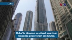 Dünyanın En Yüksek Apartman Binasında Yangın